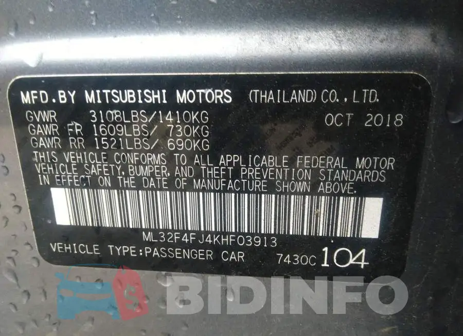 ML32F4FJ4KHF03913 Photo# 9