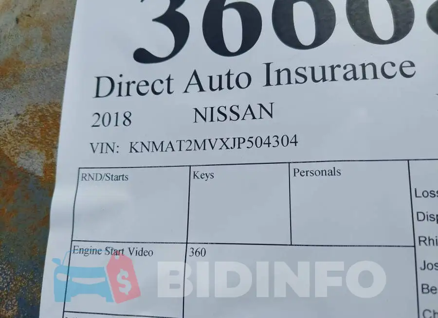 KNMAT2MVXJP504304 Photo# 9