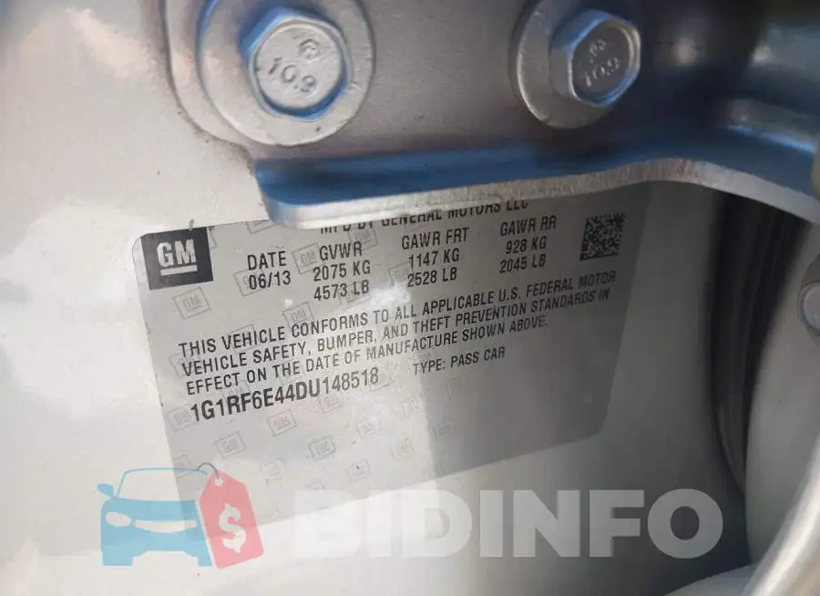 1G1RF6E44DU148518 Photo# 9
