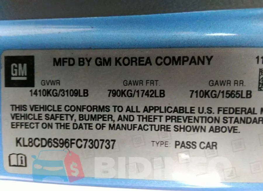 KL8CD6S96FC730737 Photo# 9