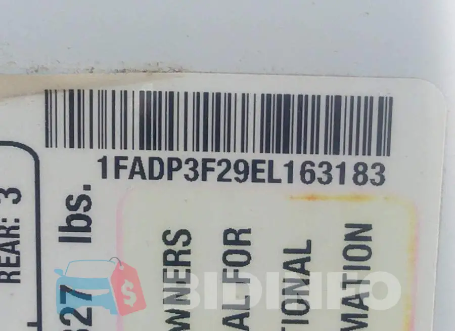 1FADP3F29EL163183 Photo# 9