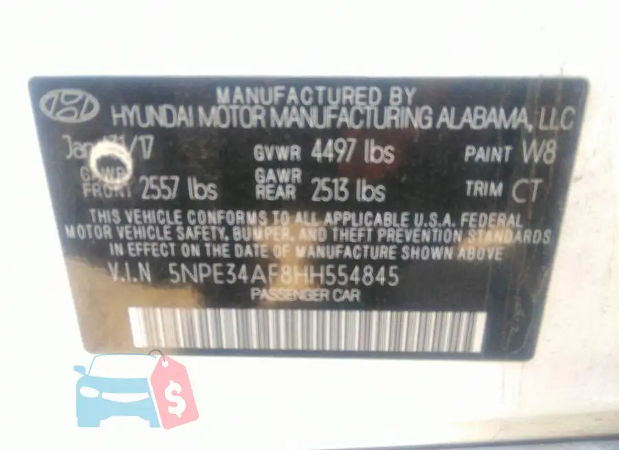 5NPE34AF8HH554845 Photo# 9