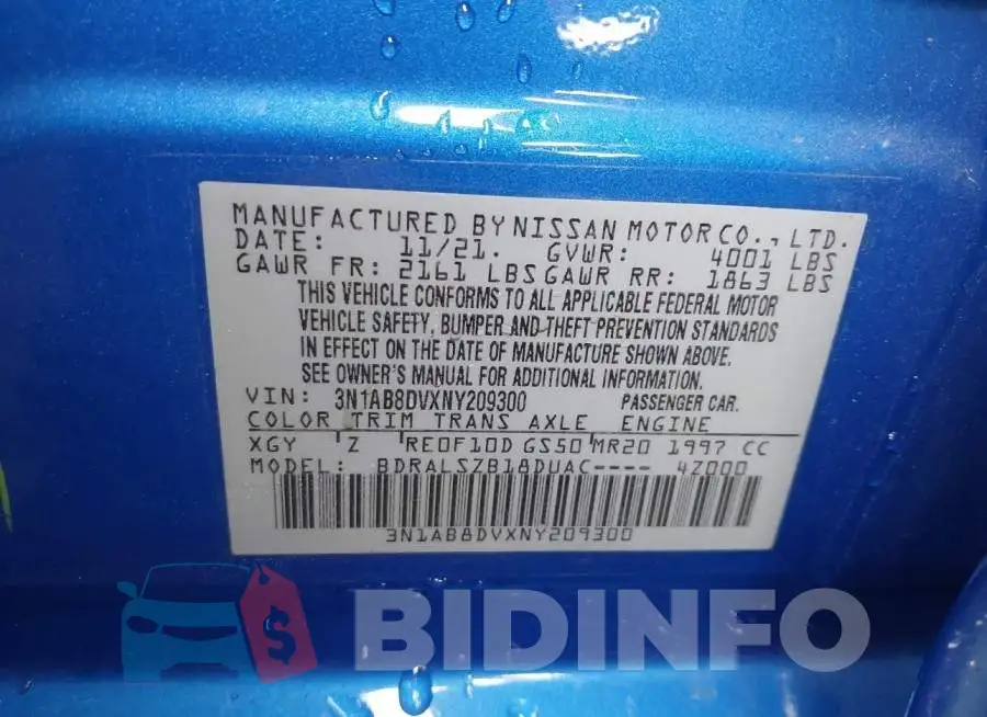3N1AB8DVXNY209300 Photo# 9