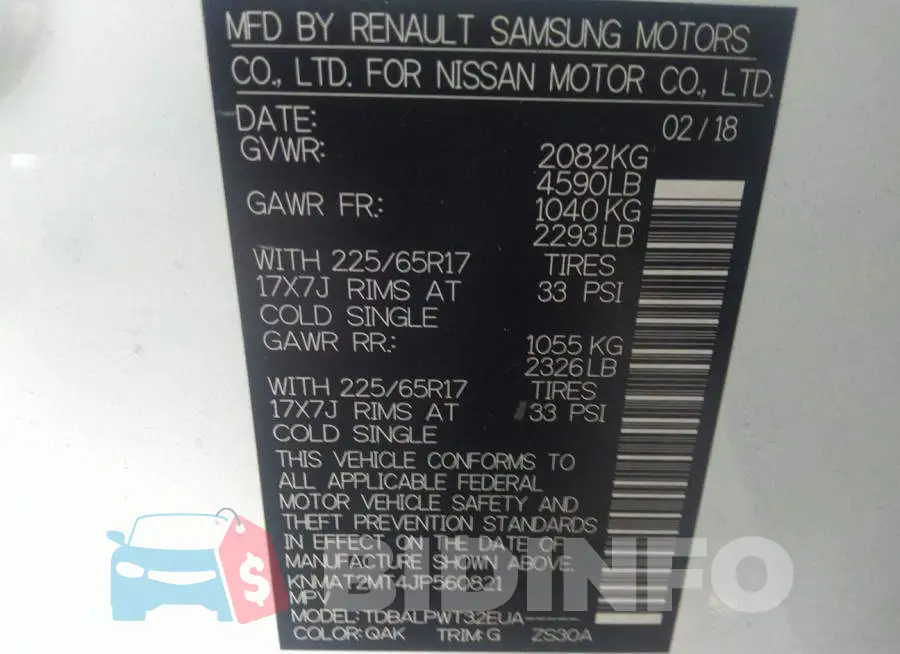 KNMAT2MT4JP560821 Photo# 9