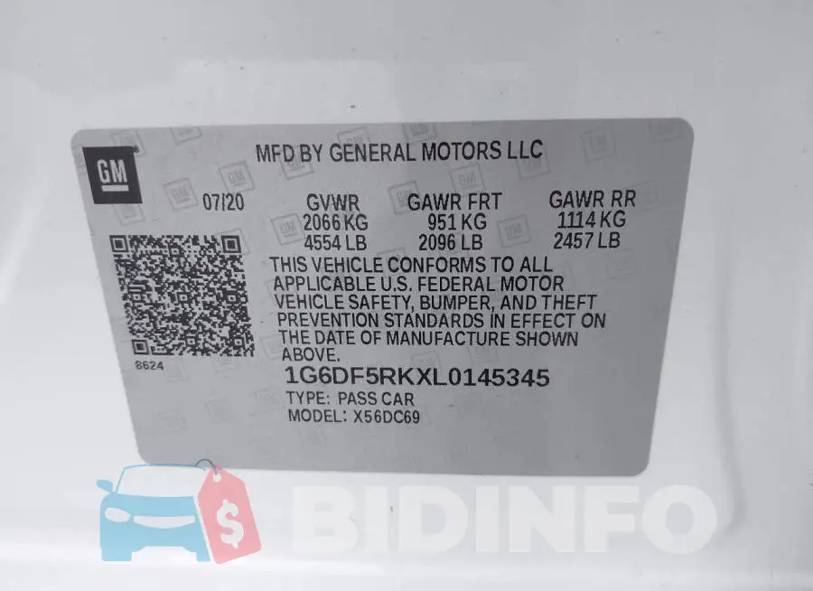 1G6DF5RKXL0145345 Photo# 9