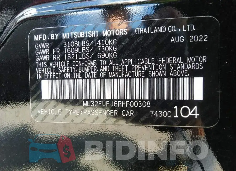 ML32FUFJ6PHF00308 Photo# 9