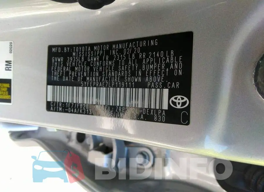 5YFEPRAE7LP119111 Photo# 9