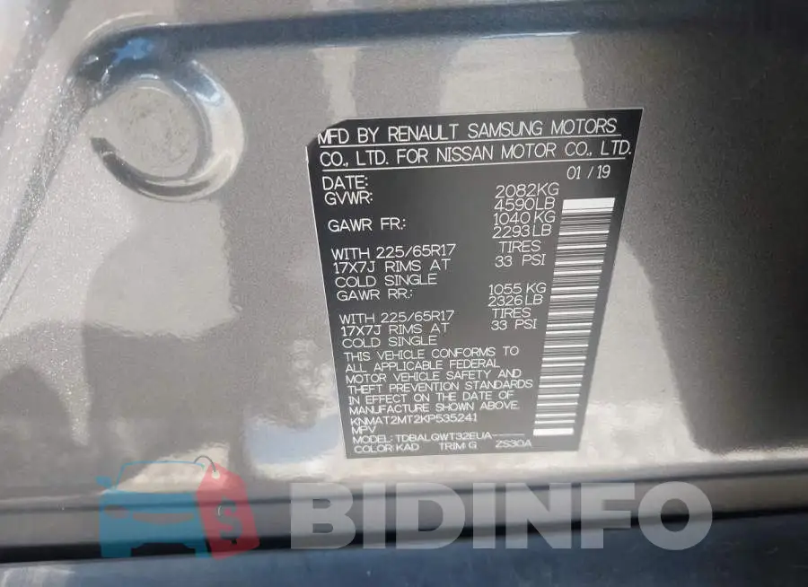 KNMAT2MT2KP535241 Photo# 9
