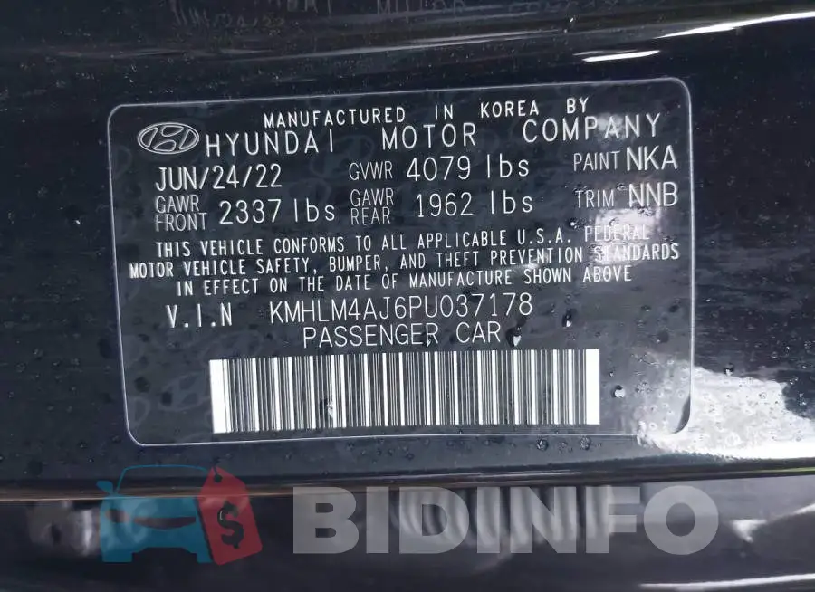 KMHLM4AJ6PU037178 Photo# 9