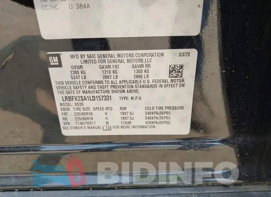 LRBFX2SA1LD157331 Photo# 9