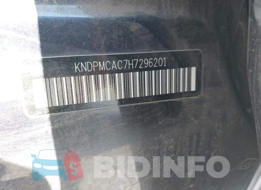 KNDPMCAC7H7296201 Photo# 9