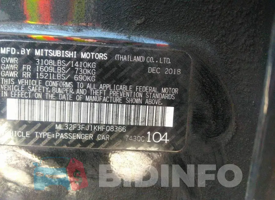 ML32F3FJ1KHF08366 Photo# 9