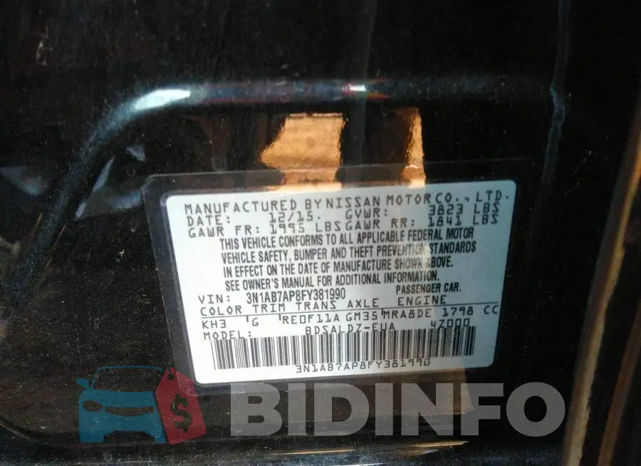 3N1AB7AP8FY381990 Photo# 9