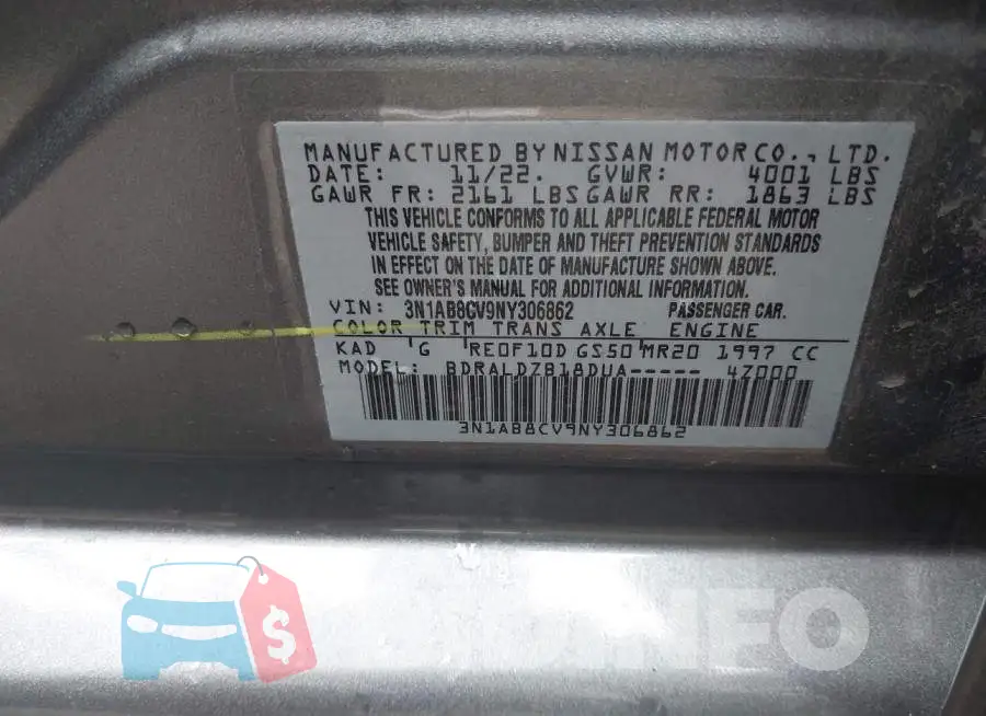 3N1AB8CV9NY306862 Photo# 9
