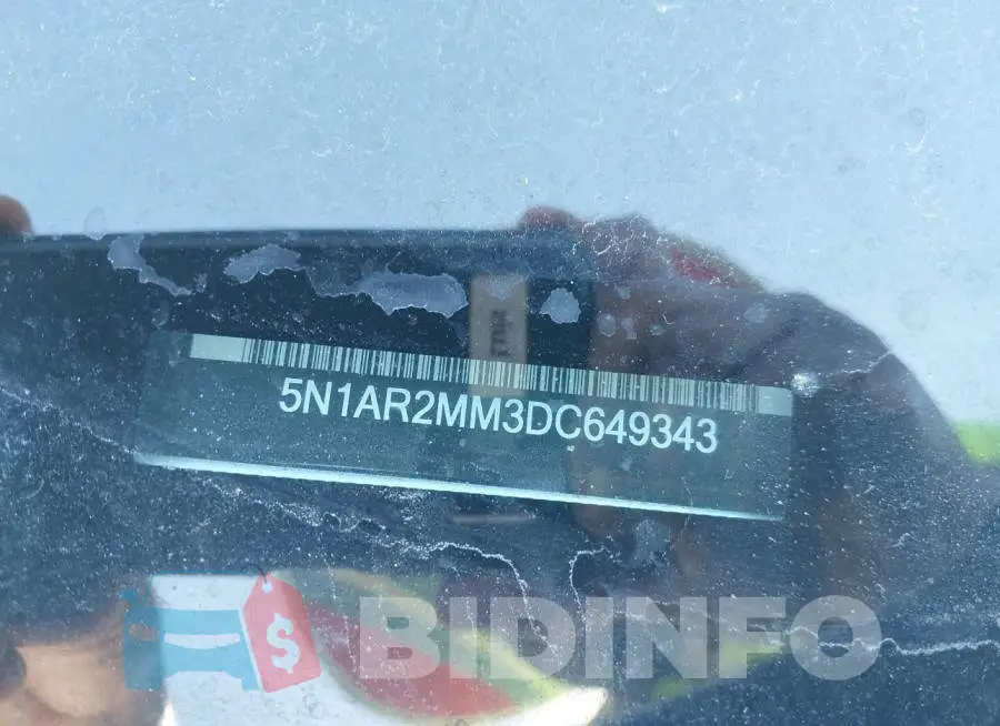 5N1AR2MM3DC649343 Photo# 9