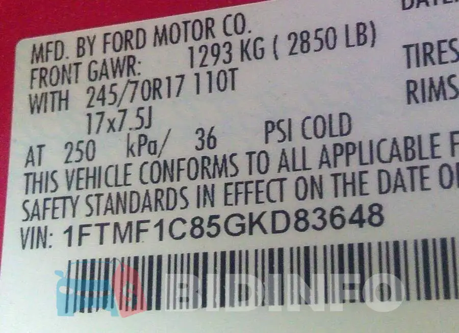 1FTMF1C85GKD83648 Photo# 9