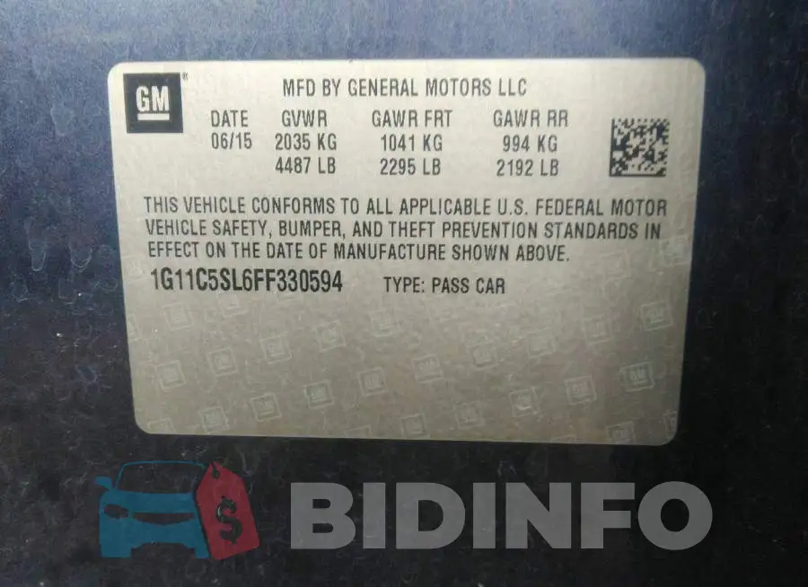 1G11C5SL6FF330594 Photo# 9