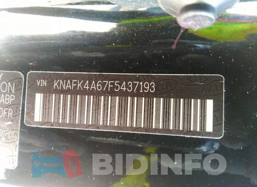 KNAFK4A67F5437193 Photo# 9