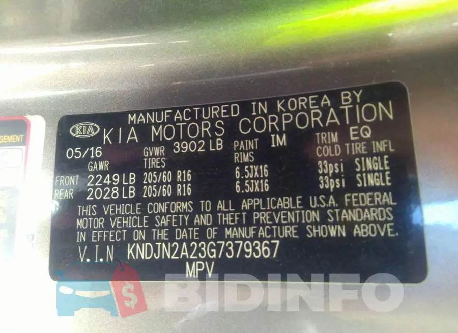 KNDJN2A23G7379367 Photo# 9