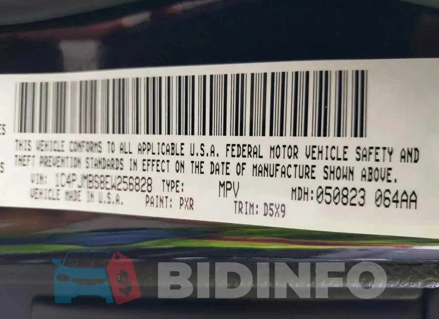 1C4PJMBS8EW256828 Photo# 9