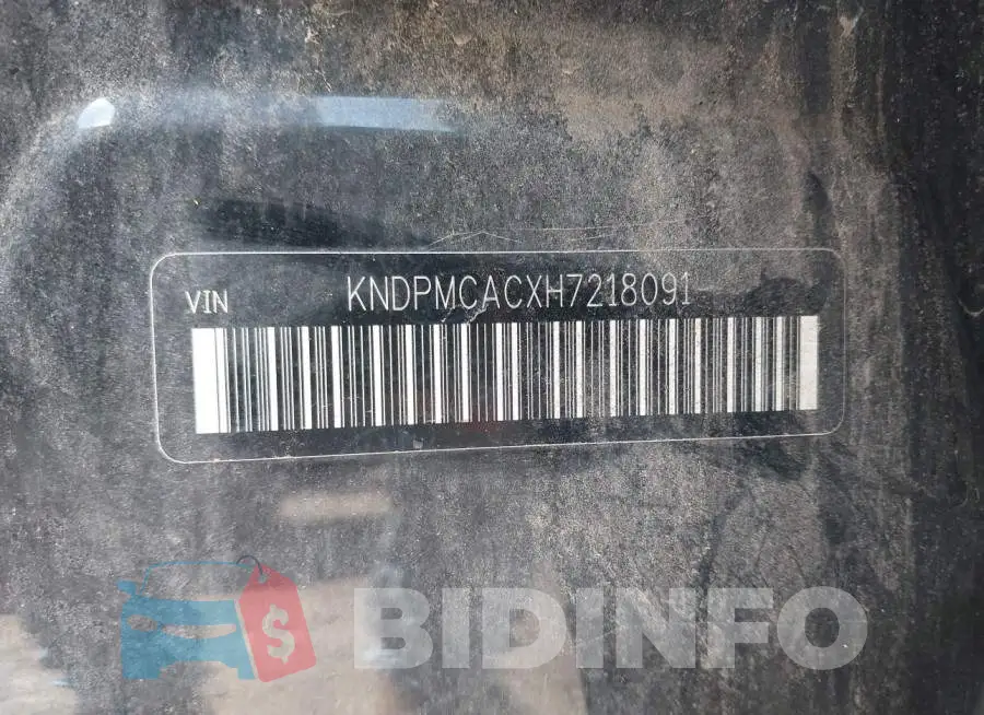 KNDPMCACXH7218091 Photo# 9