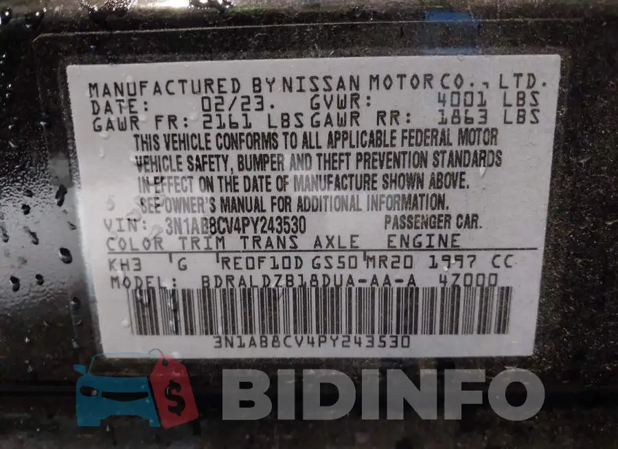 3N1AB8CV4PY243530 Photo# 9