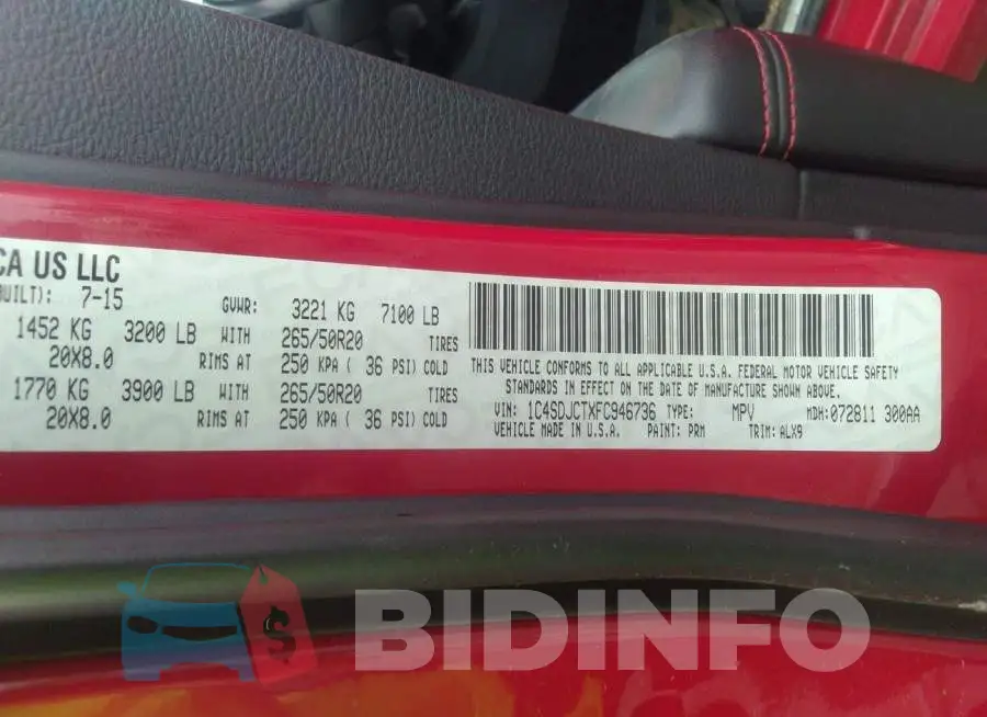 1C4SDJCTXFC946736 Photo# 9