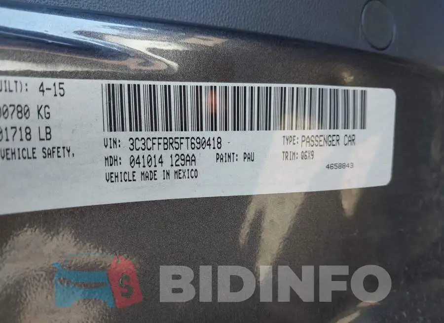 3C3CFFBR5FT690418 Photo# 9