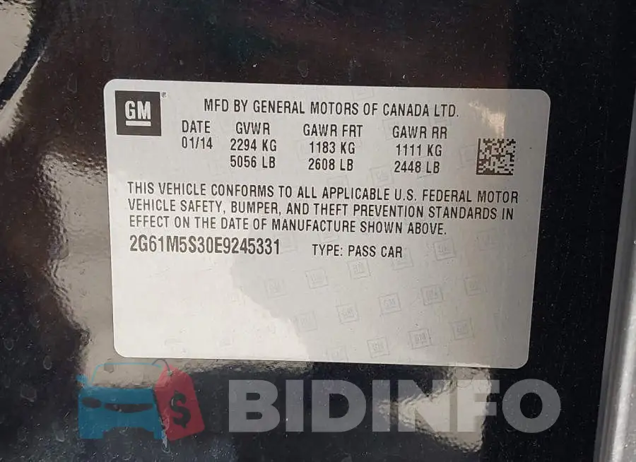 2G61M5S30E9245331 Photo# 9