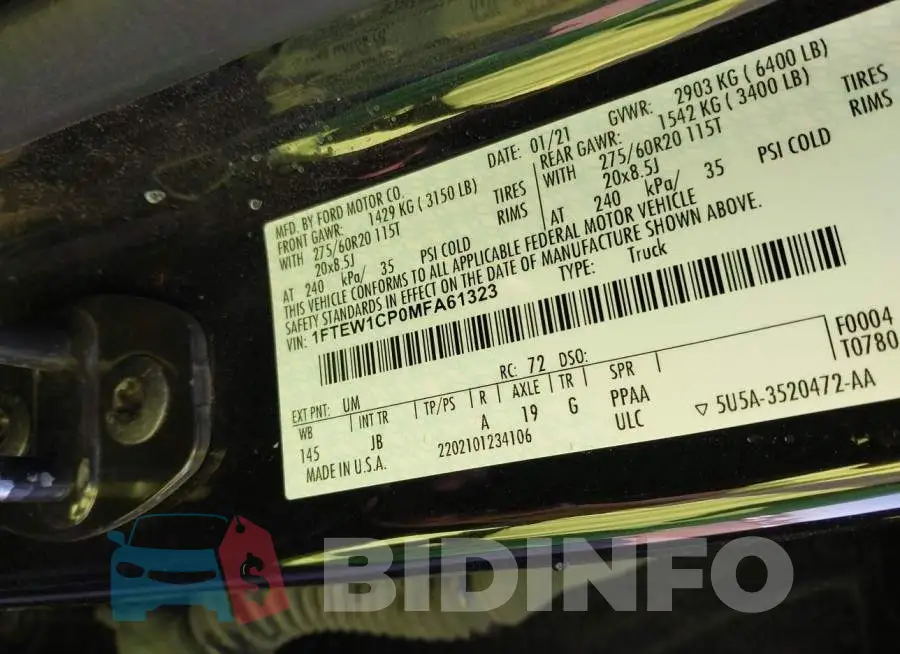 1FTEW1CP0MFA61323 Photo# 9
