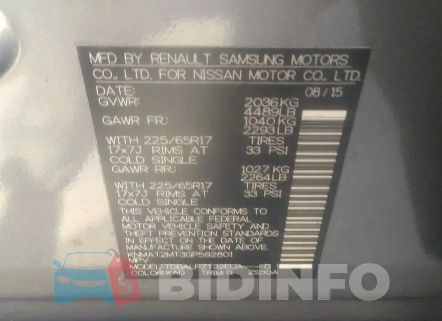 KNMAT2MT3GP592801 Photo# 8