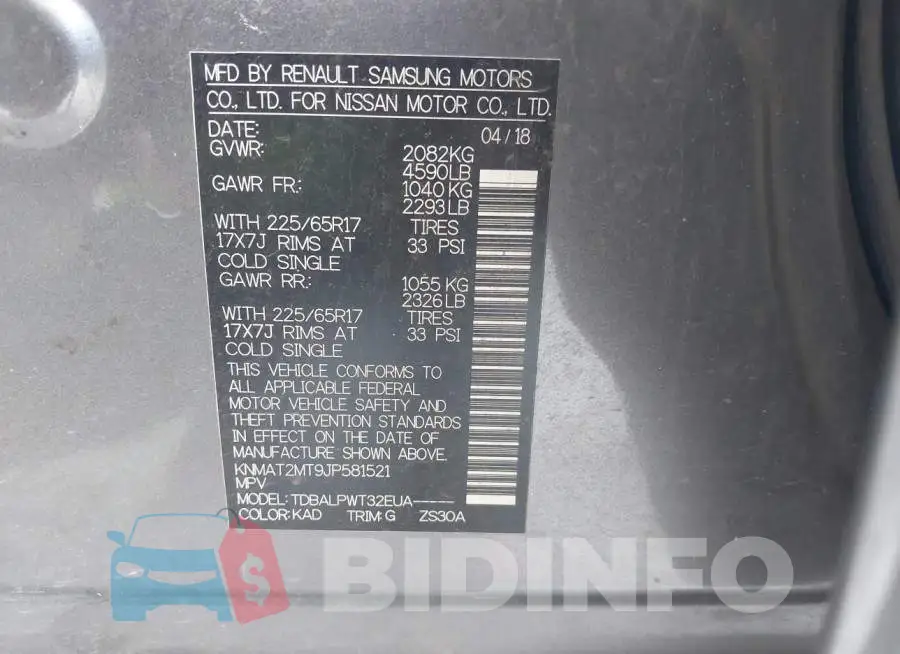 KNMAT2MT9JP581521 Photo# 9