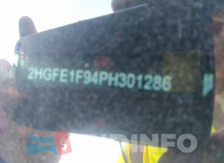 2HGFE1F94PH301286 Photo# 9