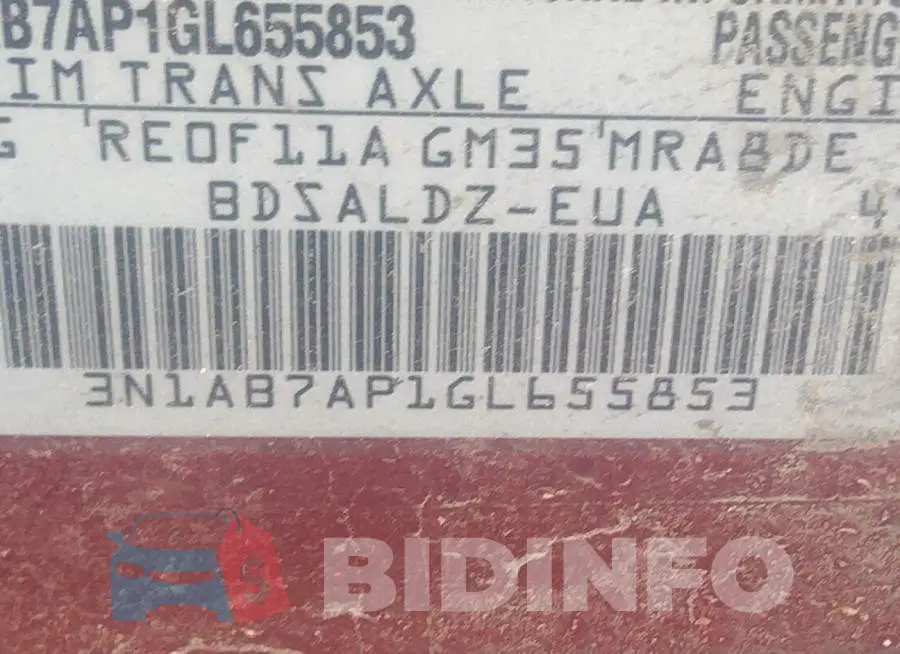3N1AB7AP1GL655853 Photo# 9