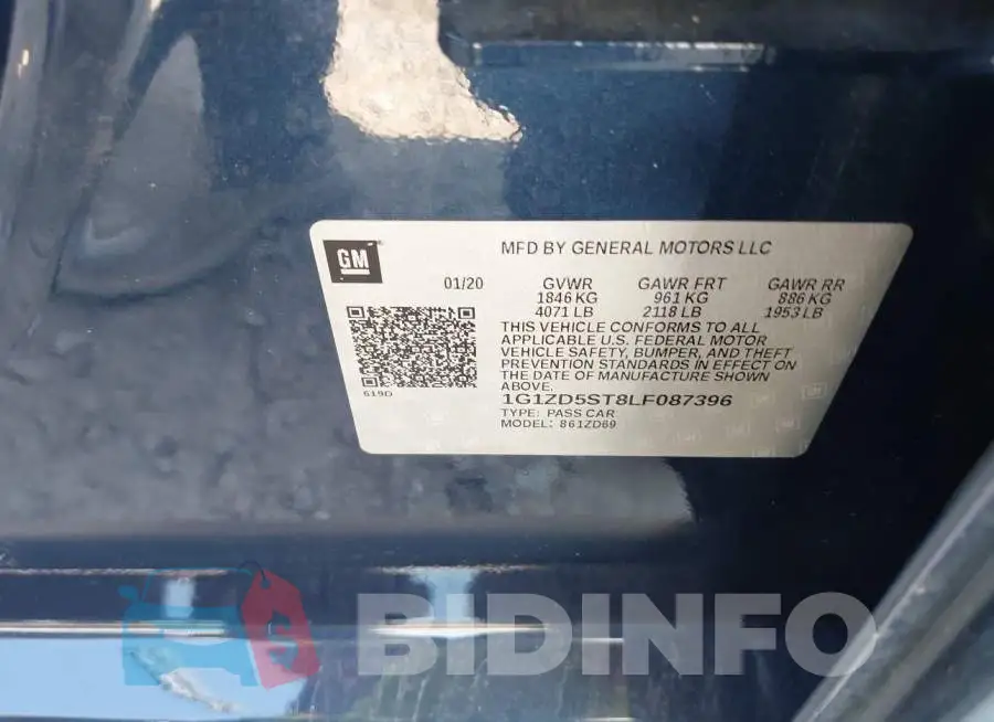 1G1ZD5ST8LF087396 Photo# 9