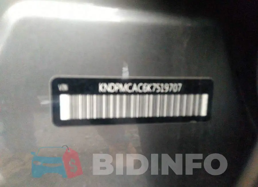 KNDPMCAC6K7519707 Photo# 9