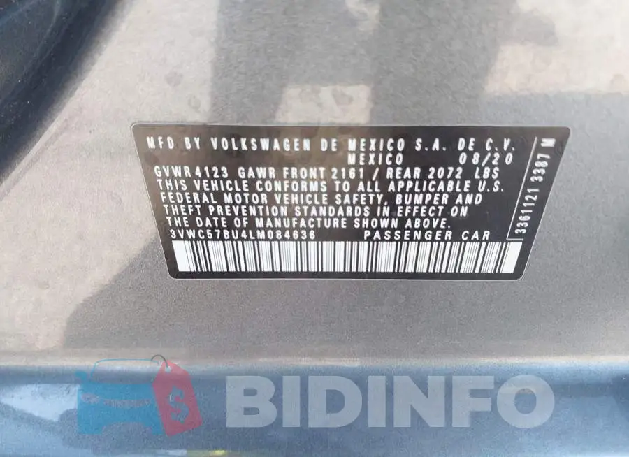 3VWC57BU4LM084636 Photo# 9
