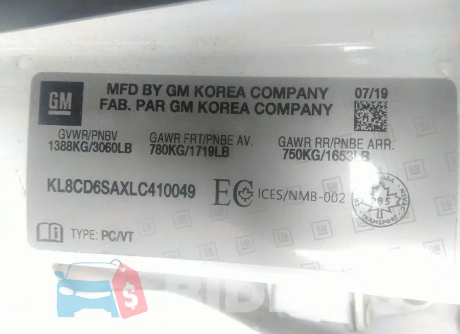 KL8CD6SAXLC410049 Photo# 9