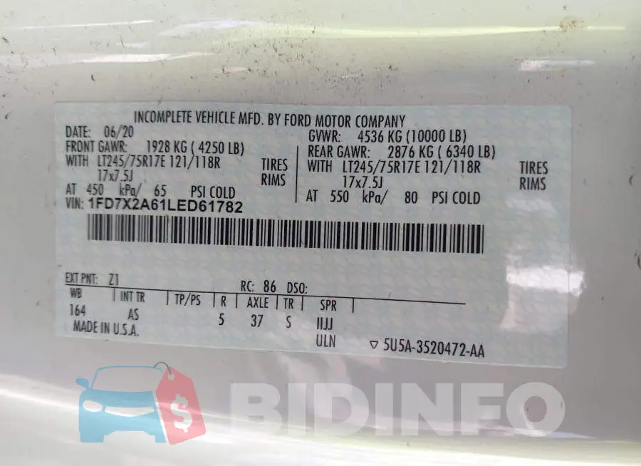 1FD7X2A61LED61782 Photo# 9