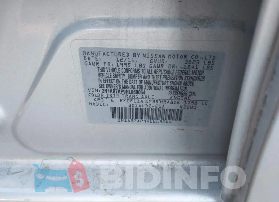 3N1AB7AP9HL669064 Photo# 9