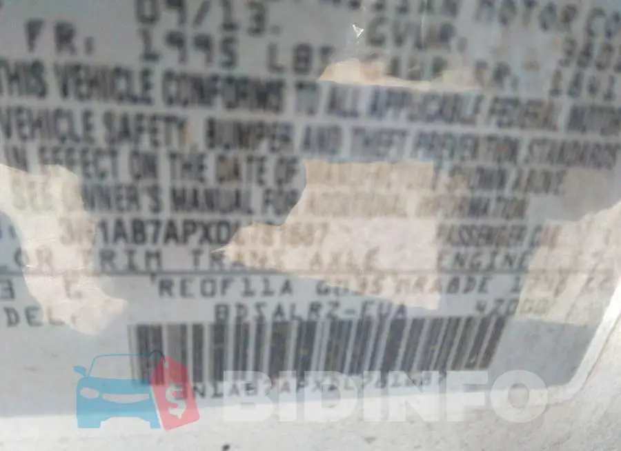 3N1AB7APXDL781687 Photo# 9