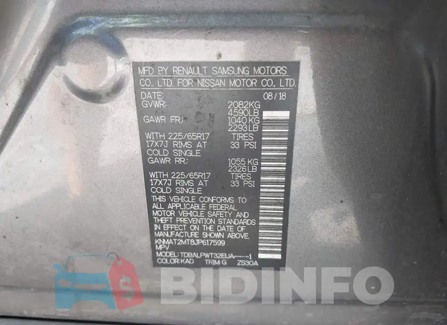 KNMAT2MT8JP617599 Photo# 9