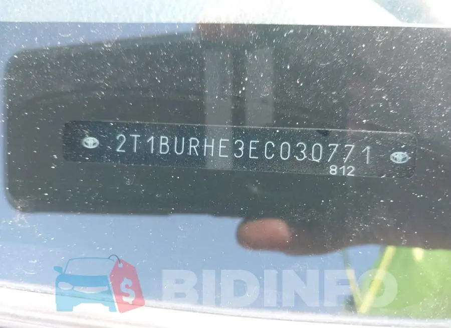 2T1BURHE3EC030771 Photo# 9