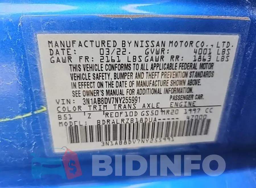 3N1AB8DV7NY255991 Photo# 8