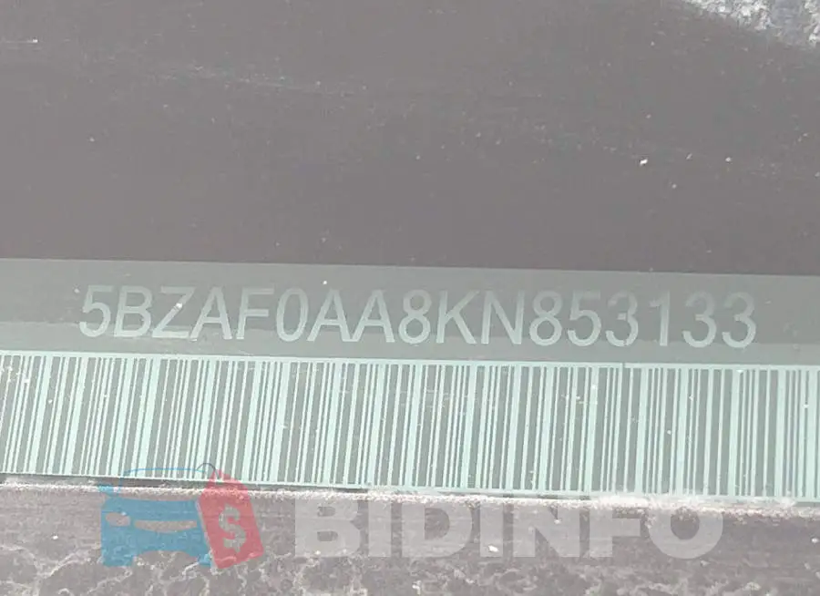 5BZAF0AA8KN853133 Photo# 9