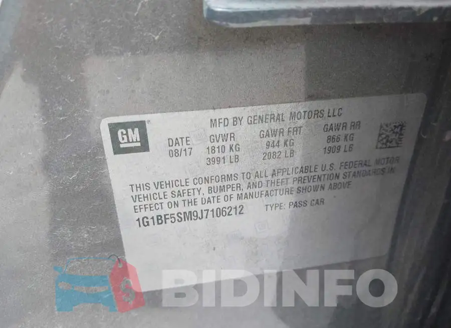 1G1BF5SM9J7106212 Photo# 9