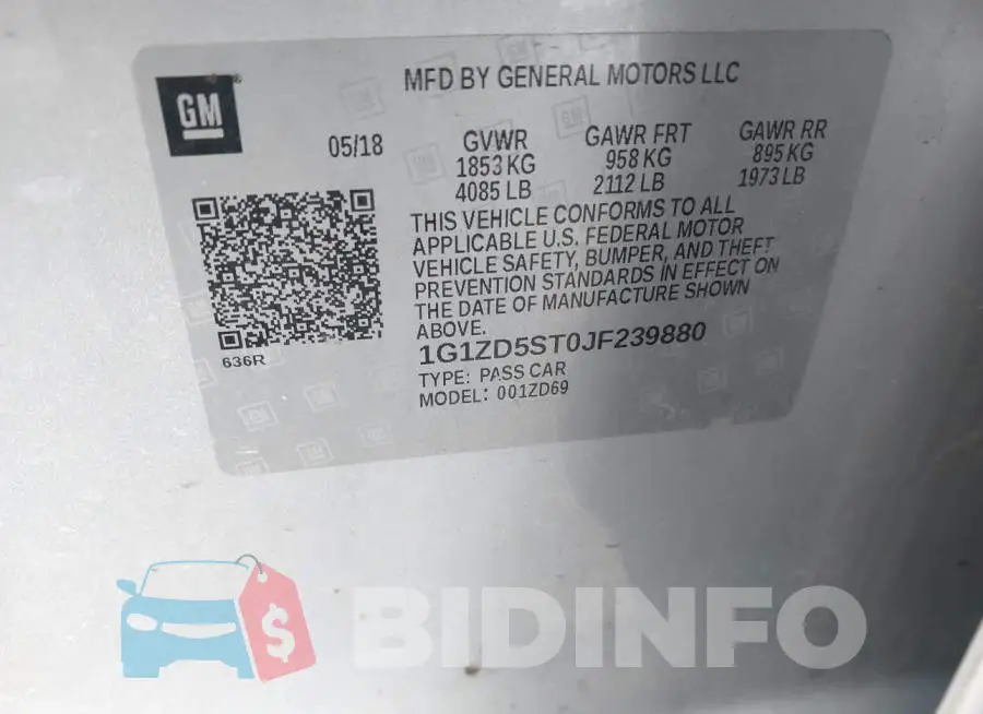 1G1ZD5ST0JF239880 Photo# 9