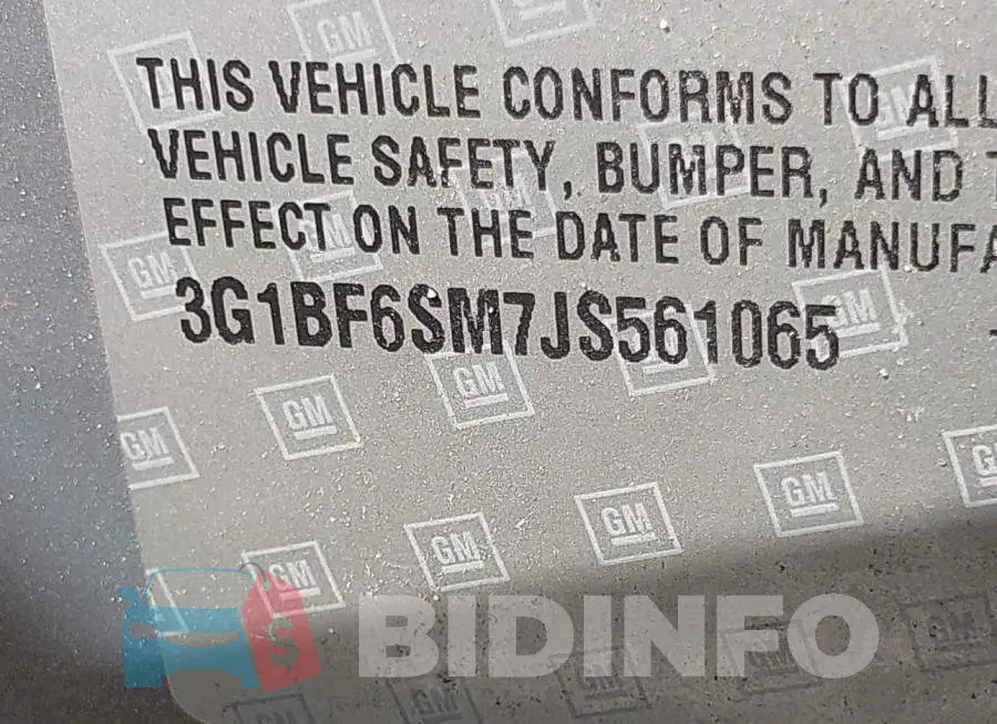 3G1BF6SM7JS561065 Photo# 9