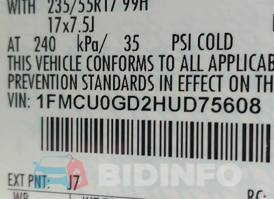 1FMCU0GD2HUD75608 Photo# 9