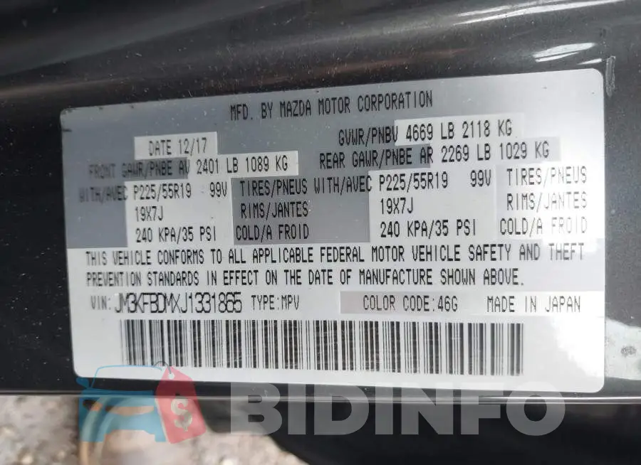 JM3KFBDMXJ1331865 Photo# 9